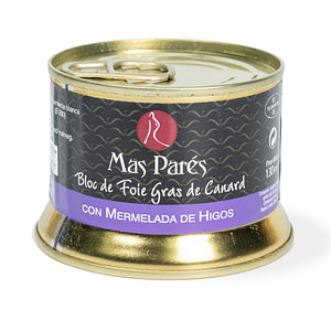 Paté - Más Parés bloc de foie gras con mermelada de higo